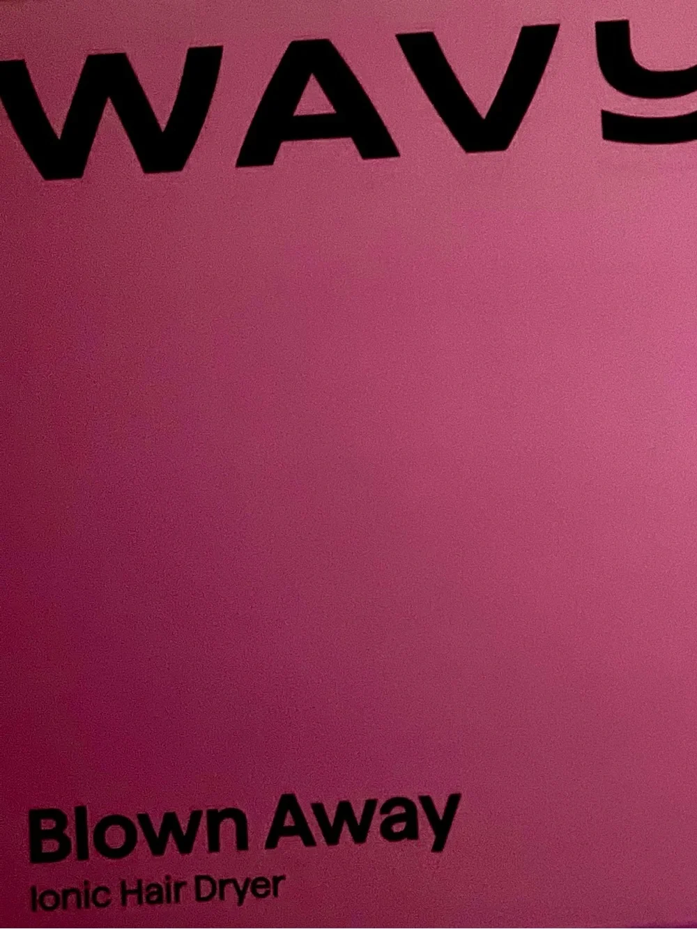 WAVYTALK Blown Away Ionic Hair Dryer — Rose Gold NWT